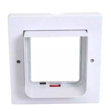 Kudi 4 Yollu 25x20x5,5 cm Beyaz Kedi Köpek Kapısı