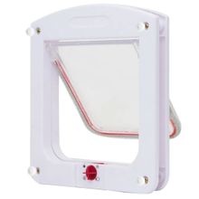 Kudi 4 Yollu Beyaz 22x20x3 cm Kedi Köpek Kapısı
