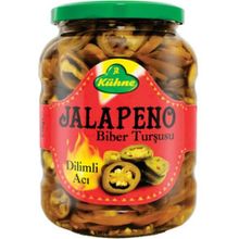 Kühne 650 gr Dilimli Jalapeno Biber Turşusu