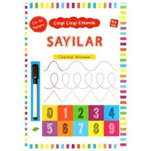 Kukla Yayınları Sayılar (4+Yaş) Çizgi Çizgi Etkinlik Kitabı
