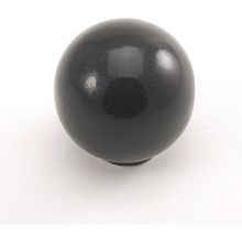 Kulpca Porselen PD115 Beybi Siyah Düğme Kulp