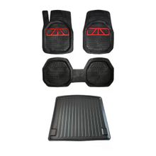 Kumsal Otomotiv Volkswagen Golf 7 HB 2013-2019 Bagaj Havuzu 3D Extra Havuzlu Kırmızı Oto Paspas