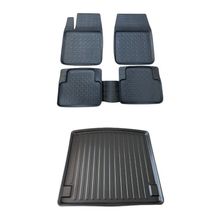 Kumsal Otomotiv Volkswagen Tiguan Suv Stepnesiz 2016 ve Sonrası Bagaj Havuzu Impala Siyah Oto Paspas Seti