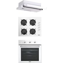 Kumtel KO-40TAHDF - B66 - SF2 MT - DS6-905W Beyaz 3'lü Ankastre Set