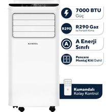 Kumtel Kusunoki Kmpac-7 7000 BTU A Enerji Sınıfı Taşınabilir Portatif Klima Inverter Özelliği Yok