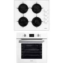 Kumtel White Optimus Dual A6SF2 DDT - 40TAHDF 2'li Ankastre Set