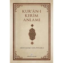 Kur'an-ı Kerim Anlamı - Abdülbaki Gölpınarlı