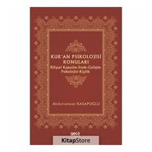 Kur'an Psikolojisi Konuları - Abdurrahman Kasapoğlu