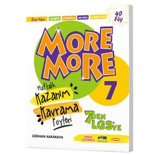 Kurmay ELT 7. Sınıf More & More Haftalık Kazanım Kavrama Föyleri