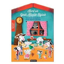 Kurt ve Yedi Küçük Oğlak - Çıkartmalı Faaliyetlerle Masal Diyarına Yolculuk -Doğan ve Egmont Yayıncılık