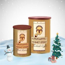 Kurukahveci Mehmet Efendi Yılbaşı Paketi Türk Kahvesi 250 gr ve 500 gr - 1 Adet
