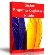 Kuşlarla İlgili Boyama Sayfaları Kitabı Enine Boyuna Eğitim