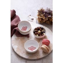 Kütahya Porselen Bone Multi Chirpy 4 Parça 8 cm Kase Seti