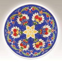 Kütahya Porselen Dekor No 013883 13 cm El Dekoru Tabak