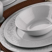 Kütahya Porselen Flora 24 Parça 6 Kişilik Yemek Takımı