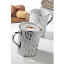Kütahya Porselen Forest Platin 2'li Mug Bardak