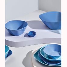 Kütahya Porselen Skallop Lacivert 2'li 18 cm Pasta Seti