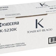 Kyocera TK-5230K Black Siyah Ecosys M5521CDN-5521CDW P5021CDN-5021CDW Orjinal Fotokopi Toneri
