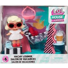 L.O.L. L.o.l Surprise Sürprizler Evi Oyun Seti - Vacay Lounge - (Tie Dye) Pink - Blue