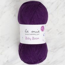 La Mia Baby Boom 34265 60 Patlıcan Moru El Örgü İpi