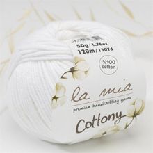 La Mia Cottony 33576 P1-L001 Beyaz Bebek El Örgü İpi