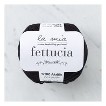 La Mia Fettucia 33876 L006 Siyah El Örgü İpi