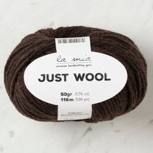 La Mia Just Wool 33838 LT006 Koyu Kahve El Örgü İpi