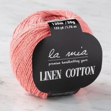 La Mia Linen Cotton 33874 L198 Pembe El Örgü İpi