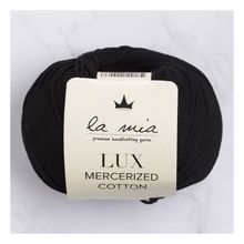 La Mia Lux Mercerized Cotton 33741 1 Siyah El Örgü İpi