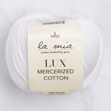 La Mia Lux Mercerized Cotton 33742 2 Beyaz El Örgü İpi