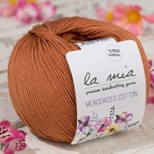 La Mia Mercerized Cotton 33580 211 Açık Kahverengi El Örgü İpi