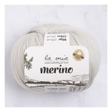 La Mia Merino 33782 L047 Açık Gri El Örgü İpi