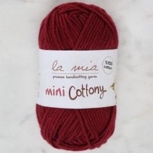 La Mia Mini Cottony 25 gr Bordo Bebek El Örgü İpi