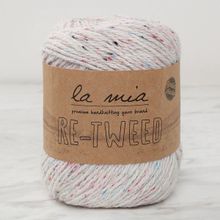 La Mia Re-Tweed L155 Krem Melanj El Örgü İpi