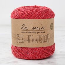 La Mia Re-Tweed L165 Kırmızı Melanj El Örgü İpi