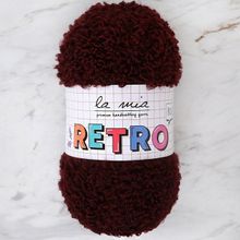 La Mia Retro LM3201 Koyu Kahverengi El Örgü İpi