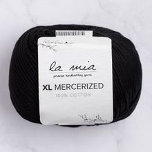 La Mia XL Mercerized 33758 1 Siyah El Örgü İpi