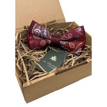 La Pescara P1714 Bordo Şal Desen Papyon