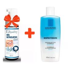 La Roche Posay 125 ml Respectissime Makyaj Temizleyici+E2'Quality Diş Beyazlatıcı Köpük