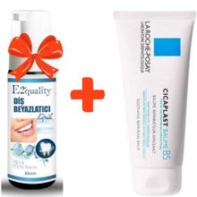 La Roche Posay Cicaplast Baume B5 100 ml Nemlendirici Krem+E2'Quality E2'quality Diş Beyazlatıcı Köpük