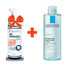 La Roche Posay Effaclar Misel Su 400 ml Makyaj Temizleme Suyu+E2'quality Diş Beyazlatıcı Köpük
