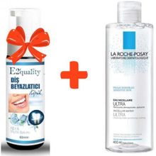 La Roche Posay Misel Su Ultra 400 ml Makyaj Temizleme Suyu+E2'quality Diş Beyazlatıcı Köpük