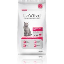 La Vital 1.5 kg Kısırlaştırılmış Somonlu Formula Yetişkin Kuru Kedi Maması