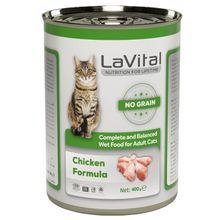 La Vital 400 gr Tahılsız Tavuk Etli Yetişkin Kedi Konservesi