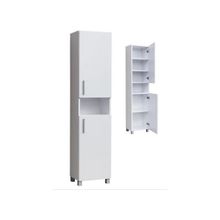 Labelladizayn 1. Kalite Mdf 2 Kapaklı Banyo Boy Dolabı