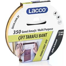 Lacco Çift Taraflı Bant 12 mm x 25 M