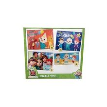 Laço Kids Cocomelon 4 in 1 3 Yaş Üstü Çocuklar İçin Eğitici Puzzle