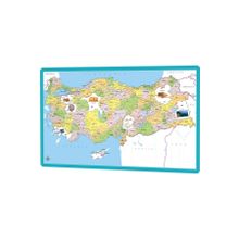 Laço Kids Il Sınırlarına Göre Kesilmiş Eğitici Türkiye Siyasi Haritası Puzzle