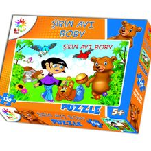 Laço Sevimli Ayı Boby 130 Parça Puzzle
