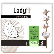 Ladyfit Normal 8 Adet Pamuk Ped